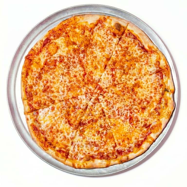 Savor our cheese pizza